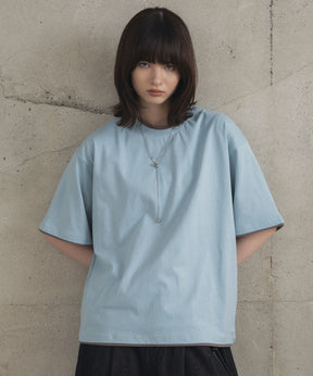 Neck Detail Plain T-Shirt / ネックディテール Tシャツ