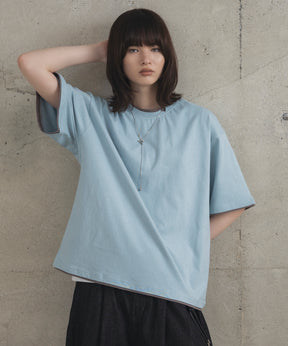 Neck Detail Plain T-Shirt / ネックディテール Tシャツ