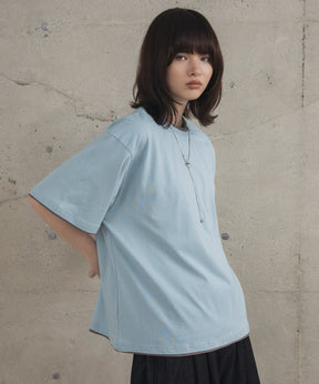 Neck Detail Plain T-Shirt / ネックディテール Tシャツ
