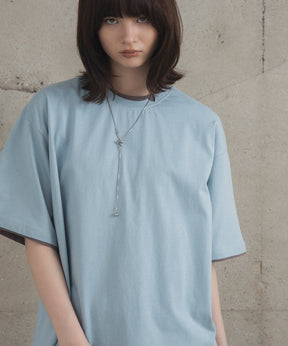 Neck Detail Plain T-Shirt / ネックディテール Tシャツ