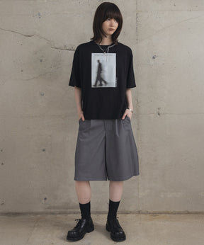 Neck Stitch Photo Graphic T-Shirt / ネックステッチ 写真グラフィックTシャツ