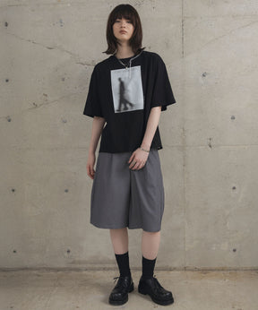 Neck Stitch Photo Graphic T-Shirt / ネックステッチ 写真グラフィックTシャツ