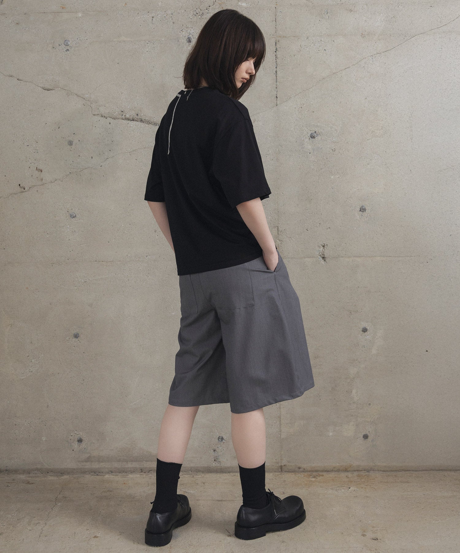 Neck Stitch Photo Graphic T-Shirt / ネックステッチ 写真グラフィックTシャツ