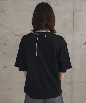 Neck Stitch Photo Graphic T-Shirt / ネックステッチ 写真グラフィックTシャツ
