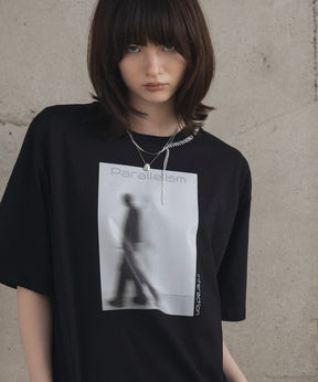 Neck Stitch Photo Graphic T-Shirt / ネックステッチ 写真グラフィックTシャツ