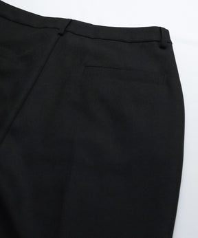 極美シルエット センタープレス ブーツカット スラックス フレアパンツ