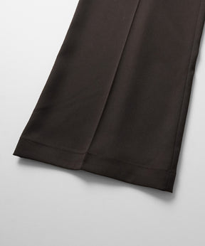 極美シルエット センタープレス ブーツカット スラックス フレアパンツ