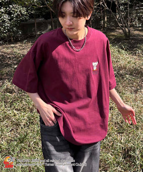 25SS【TOM&JERRY / トムトジェリー】ジェリー ビッグシルエットバックプリントTシャツ