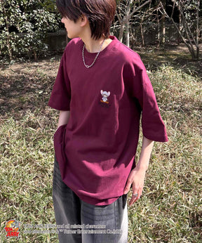 25SS【TOM&JERRY / トムトジェリー】ジェリー ビッグシルエットバックプリントTシャツ