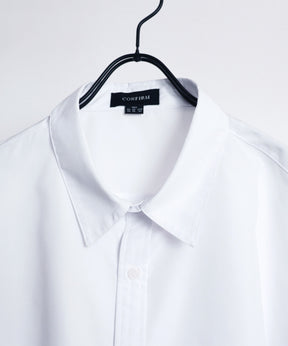 スリーブタック ルーズシルエットオーバーシャツ