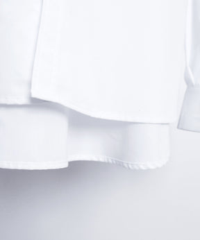 スリーブタック ルーズシルエットオーバーシャツ