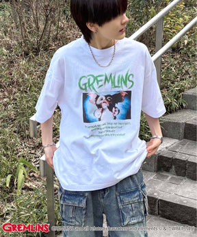 25SS【retro movie】GREMLINS ヴィンテージライク レトロ映画半袖Tシャツ