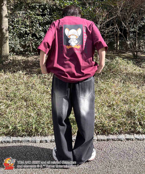 25SS【TOM&JERRY / トムトジェリー】ジェリー ビッグシルエットバックプリントTシャツ