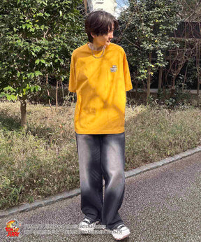 25SS【TOM&JERRY / トムトジェリー】足跡 ビッグシルエットバックプリントTシャツ