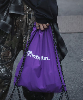 25SS【INHABITANT】ワンポイント ブランドロゴプリント ベーシック ナップザック