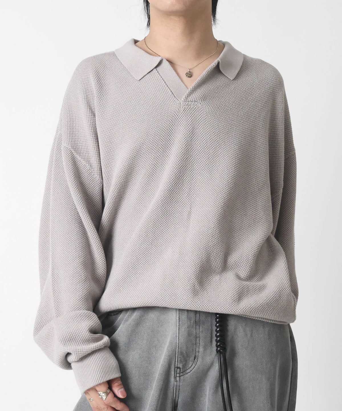 スキッパー ベーシックニット