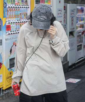【MARK GONZALES ARTWORK COLLECTION / マークゴンザレス】ワンポイント刺繍 / ハートロゴバックプリント ビッグシルエットロンT