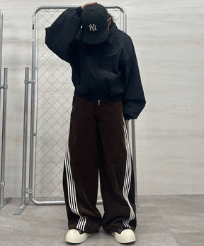 バックプリント ナイロン 中綿ブルゾン