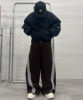 バックプリント ナイロン 中綿ブルゾン