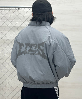 バックプリント ナイロン 中綿ブルゾン
