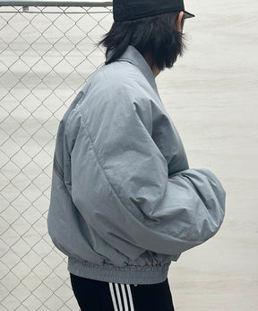 バックプリント ナイロン 中綿ブルゾン