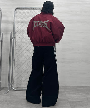 コーデュロイ ラインカーブ パンツ