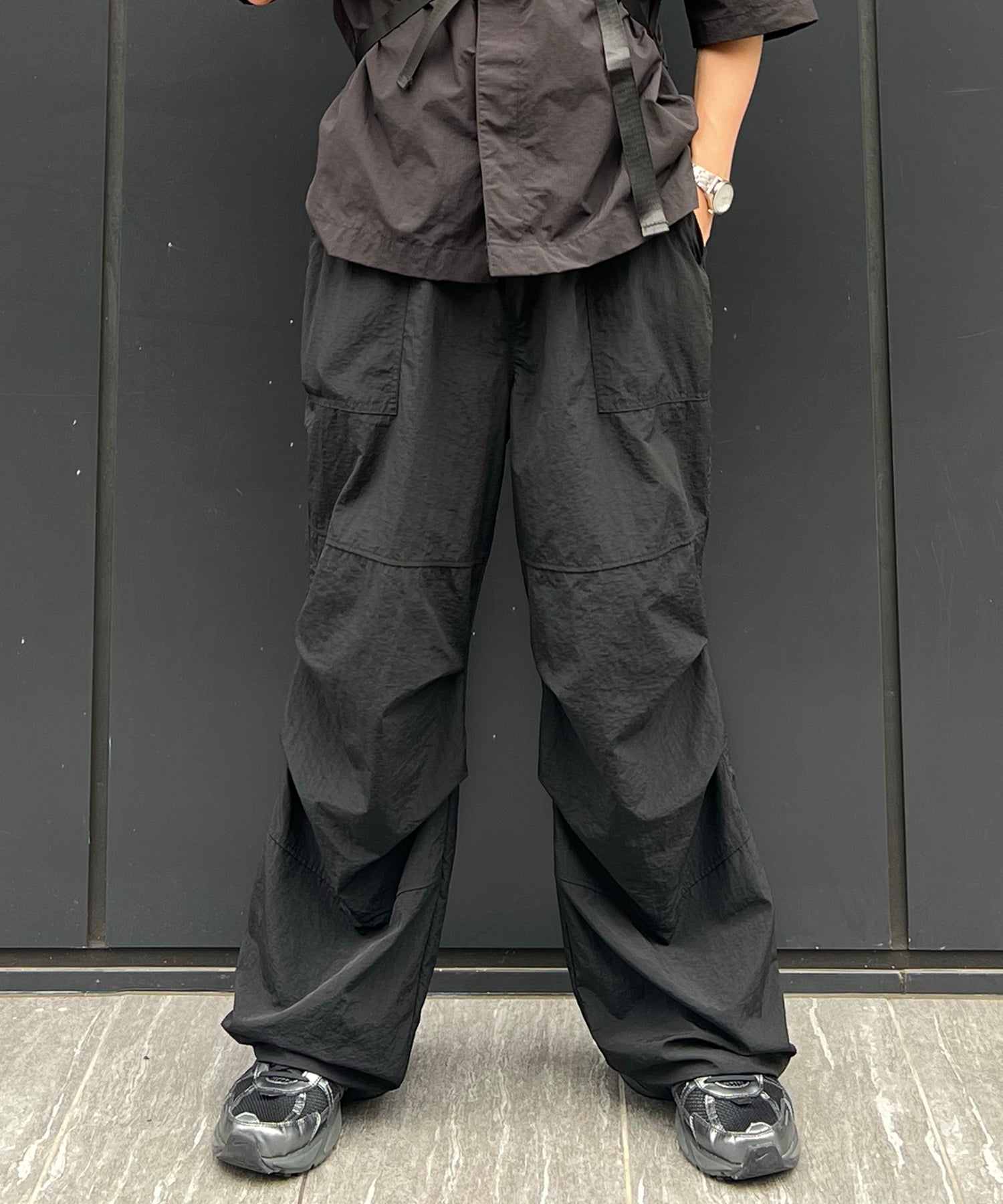 25SS【セットアップ対応】ゴープコア ナイロンパンツ / パラシュートパンツ