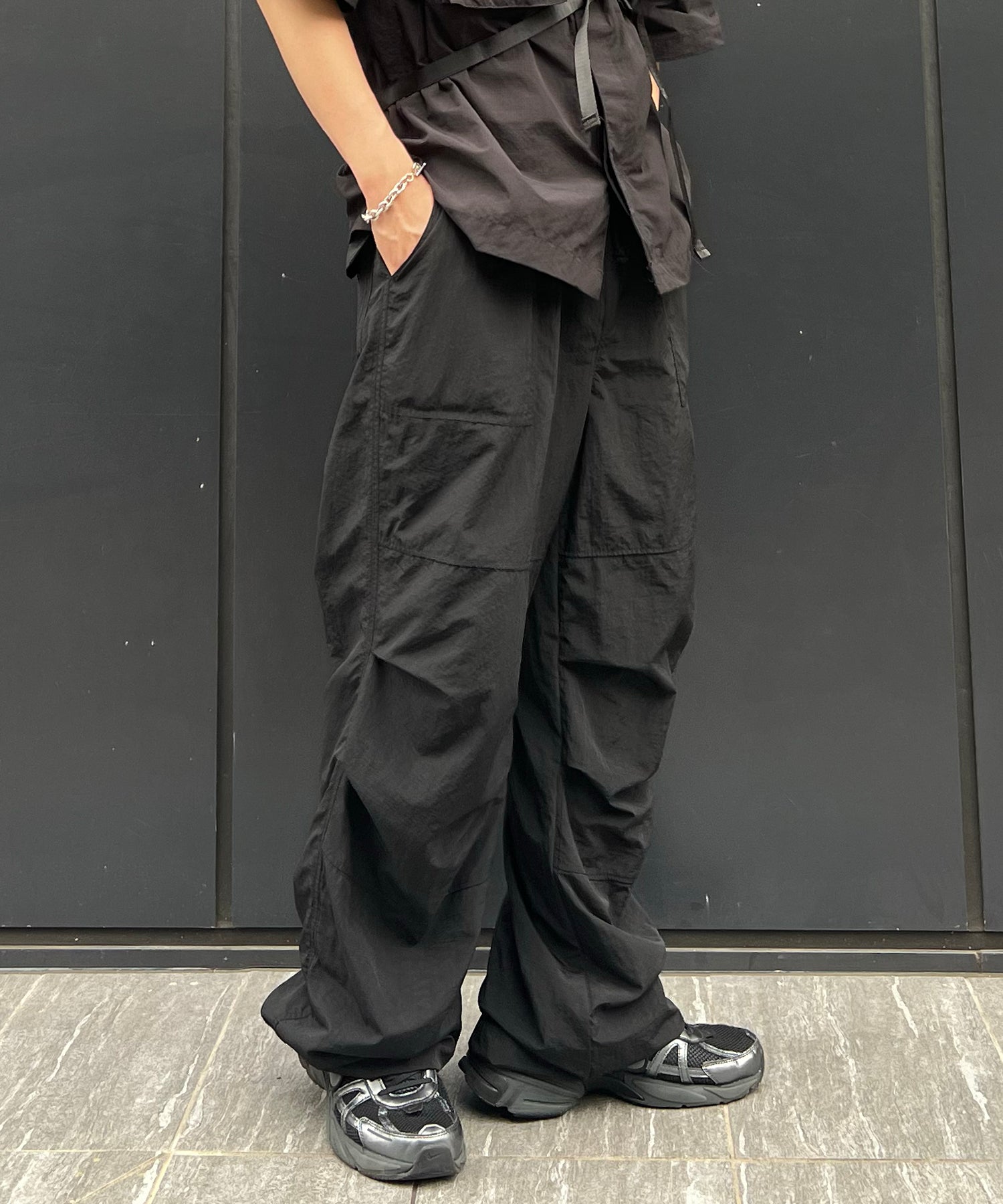 25SS【セットアップ対応】ゴープコア ナイロンパンツ / パラシュートパンツ