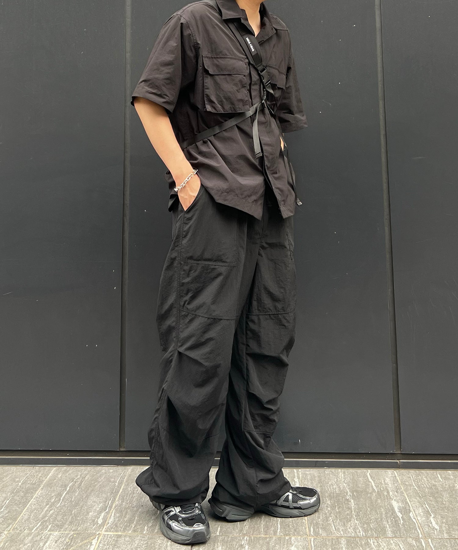 25SS【セットアップ対応】ゴープコア ナイロンパンツ / パラシュートパンツ