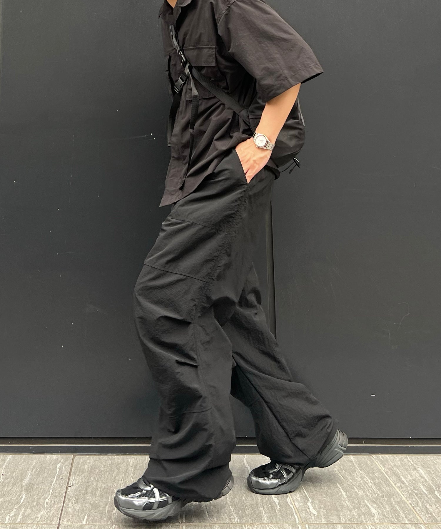 25SS【セットアップ対応】ゴープコア ナイロンパンツ