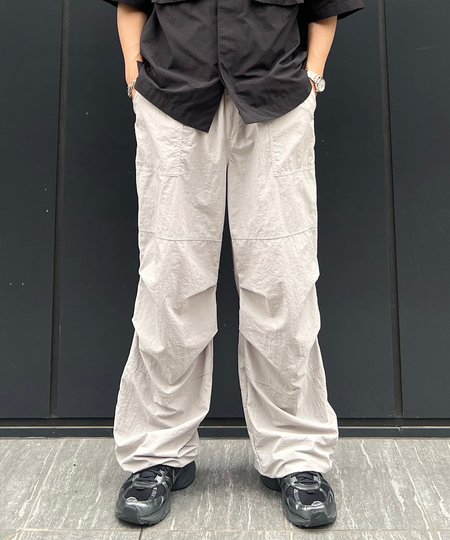 25SS【セットアップ対応】ゴープコア ナイロンパンツ / パラシュートパンツ