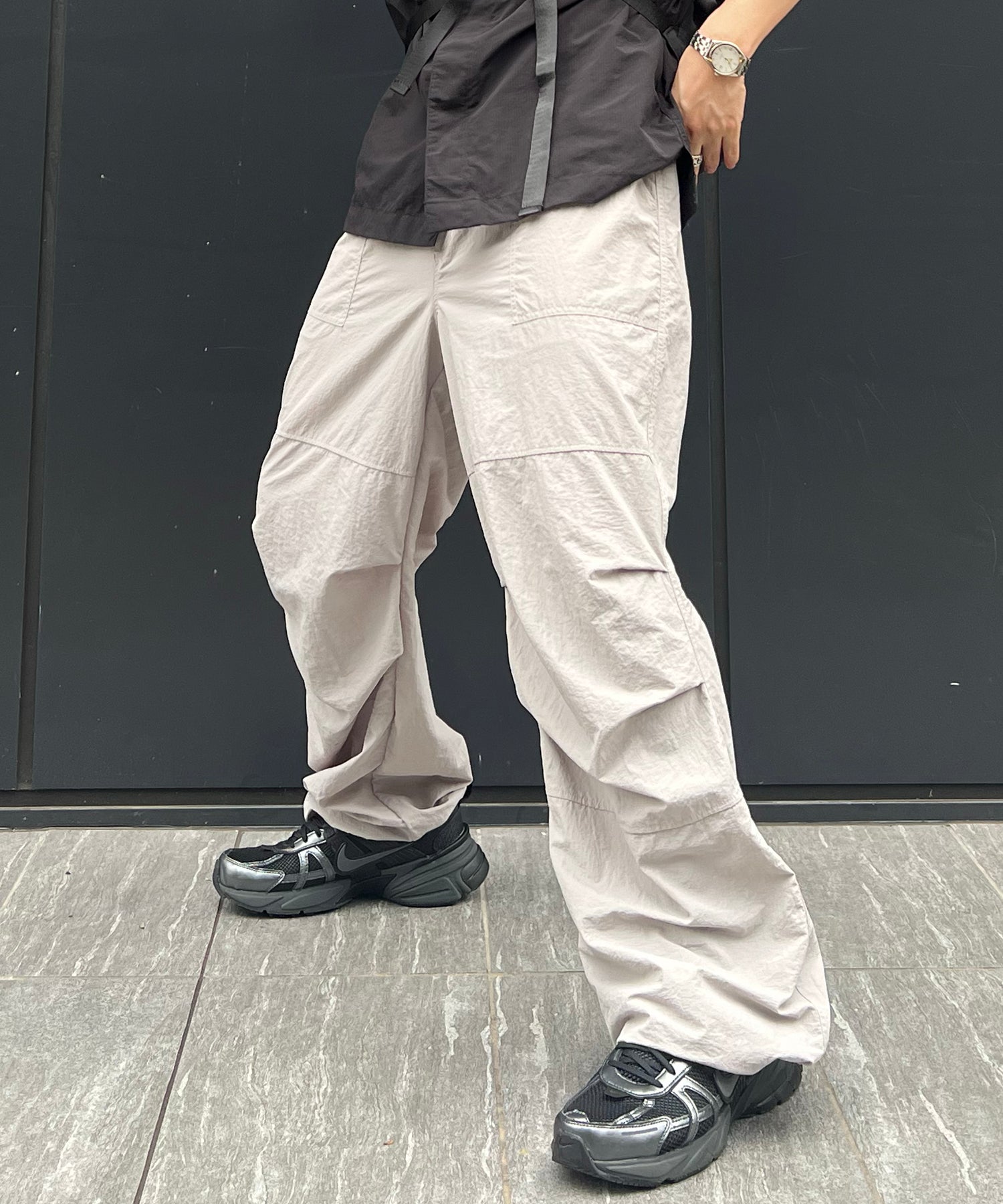 25SS【セットアップ対応】ゴープコア ナイロンパンツ / パラシュートパンツ