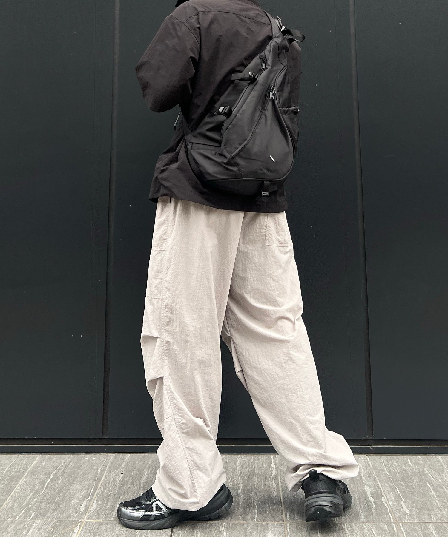 25SS【セットアップ対応】ゴープコア ナイロンパンツ / パラシュートパンツ