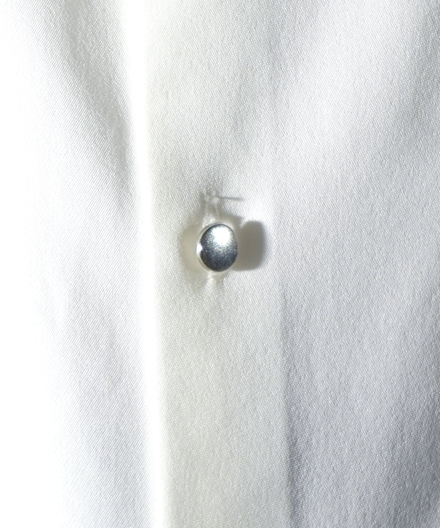 25SS ドレープとろみ クレリック ビッグシルエット半袖シャツ