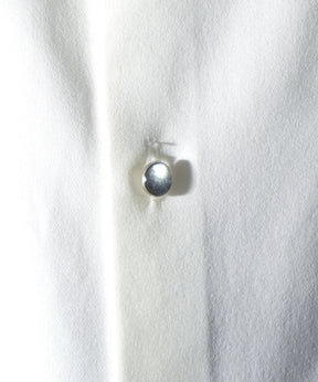 25SS ドレープとろみ クレリック ビッグシルエット半袖シャツ