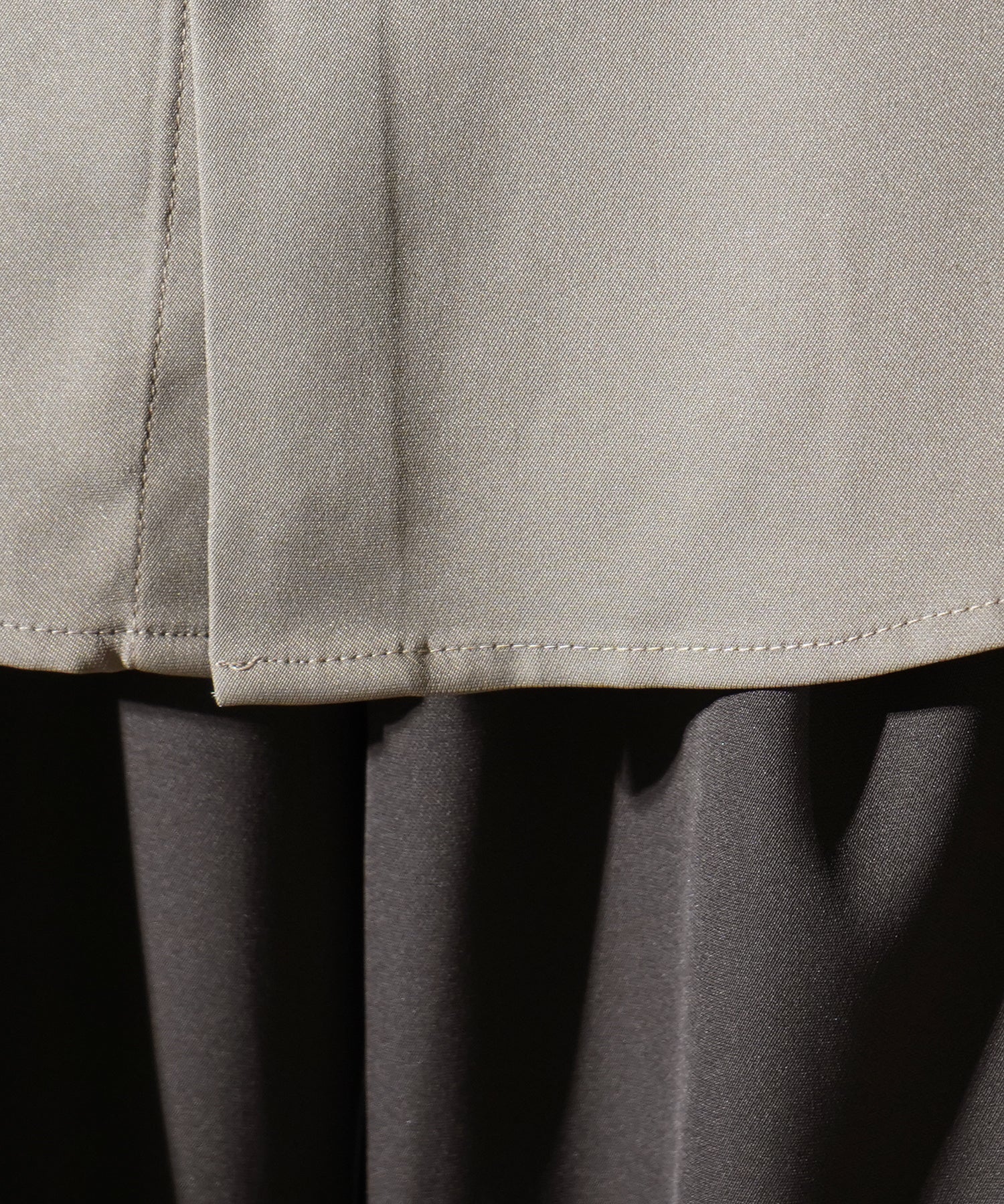 25SS ドレープとろみ クレリック ビッグシルエット半袖シャツ