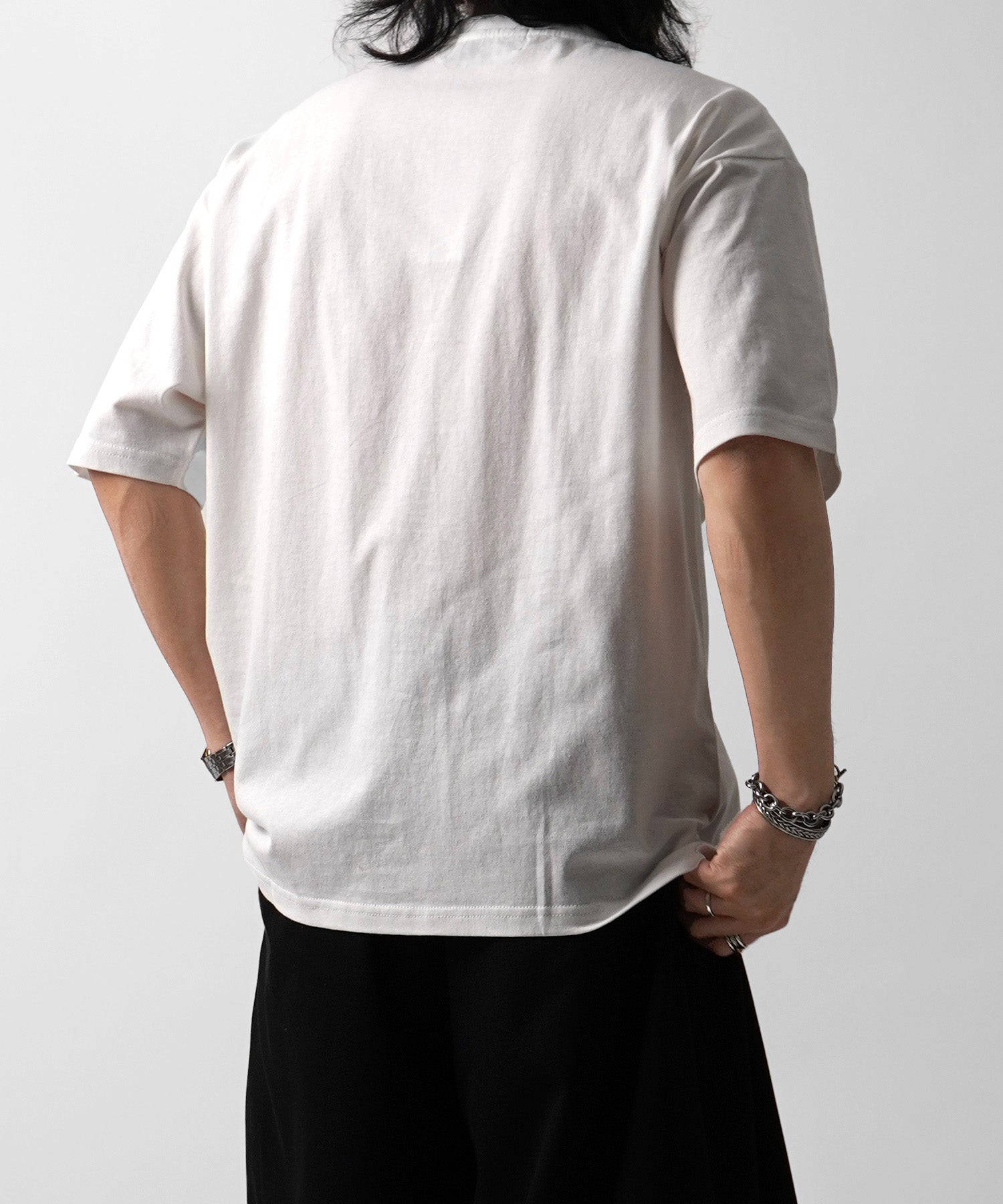 25SS アブストラクト絵画 フロントプリント 半袖Tシャツ