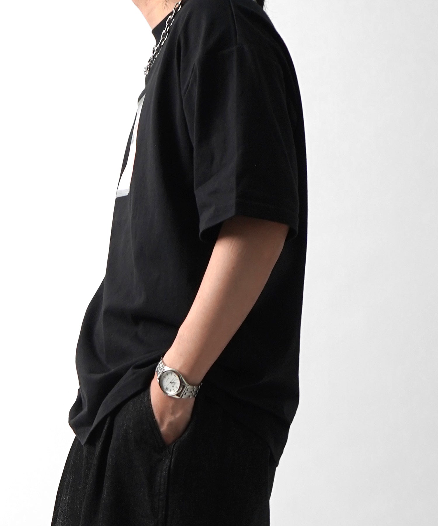 25SS アブストラクト絵画 フロントプリント 半袖Tシャツ