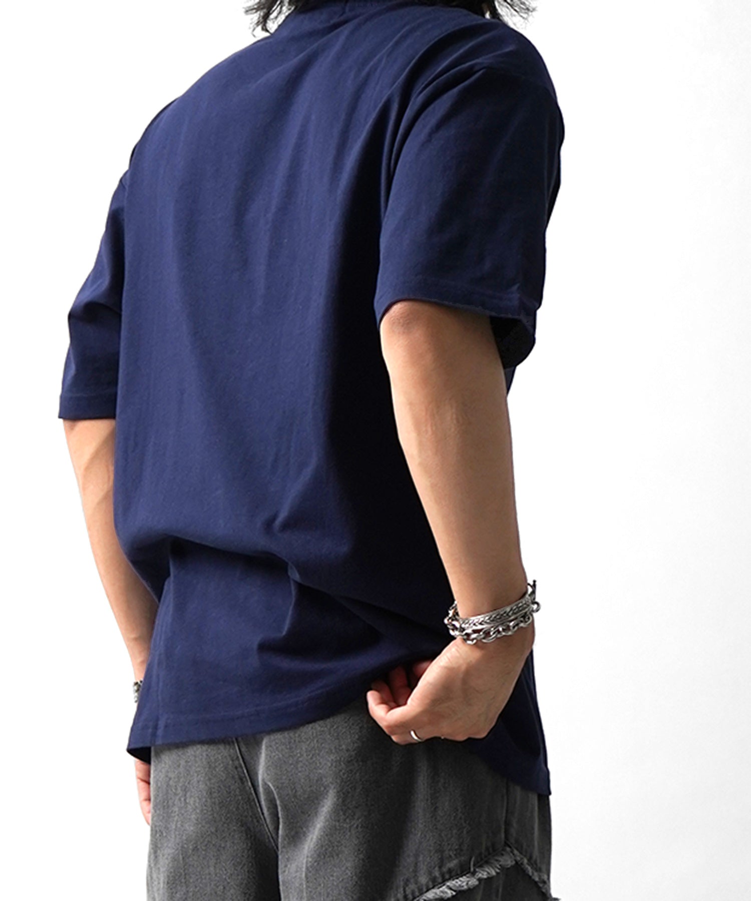 25SS アブストラクト絵画 フロントプリント 半袖Tシャツ