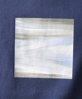 25SS アブストラクト絵画 フロントプリント 半袖Tシャツ