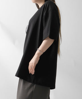 25SS アブストラクト絵画 フロントプリント 半袖Tシャツ