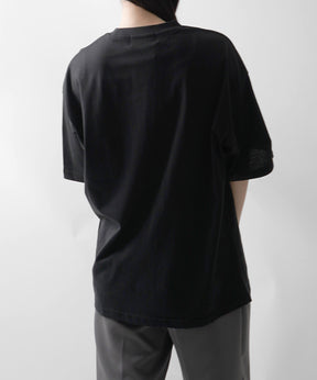 25SS アブストラクト絵画 フロントプリント 半袖Tシャツ