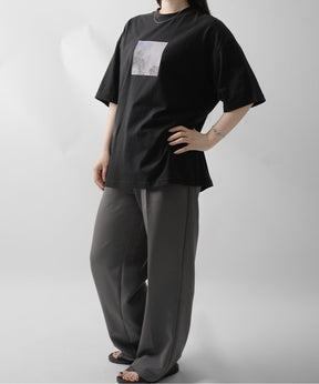 25SS アブストラクト絵画 フロントプリント 半袖Tシャツ