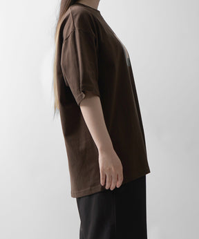 25SS アブストラクト絵画 フロントプリント 半袖Tシャツ