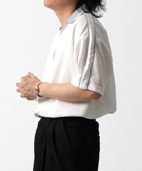 25SS フロントプリント サイドライン ユニフォーム半袖Tシャツ