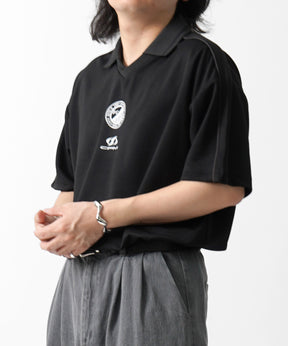 25SS フロントプリント サイドライン ユニフォーム半袖Tシャツ