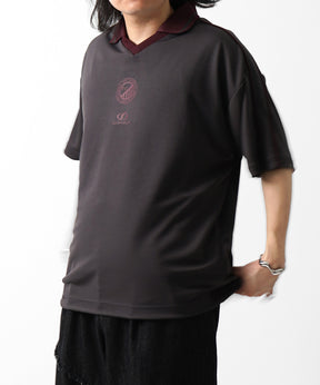 25SS フロントプリント サイドライン ユニフォーム半袖Tシャツ