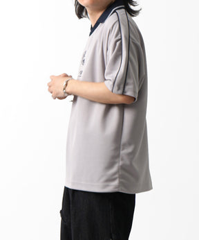 25SS フロントプリント サイドライン ユニフォーム半袖Tシャツ