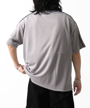 25SS フロントプリント サイドライン ユニフォーム半袖Tシャツ