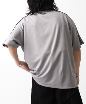 25SS フロントプリント サイドライン ユニフォーム半袖Tシャツ